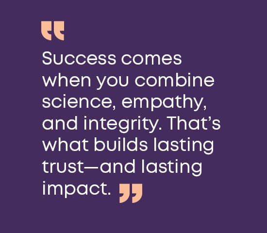 What’s your best piece of advice for fellow aesthetic practitioners?